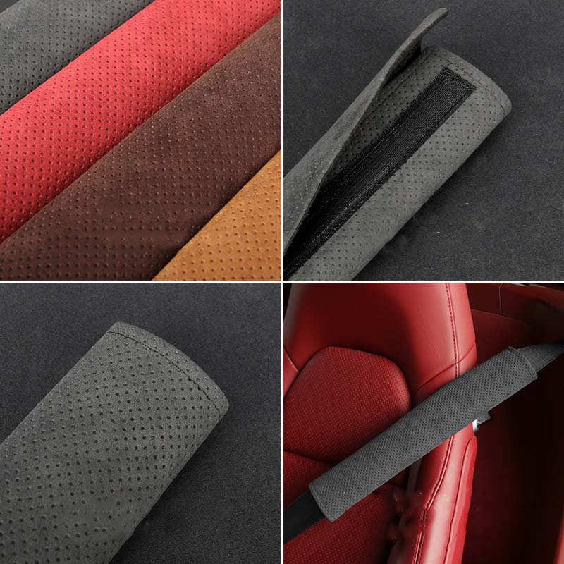 通気シートベルトカバー   シンブル 滑り止め 保護  肩当てパッド 圧迫感軽減 | iCarCompanion