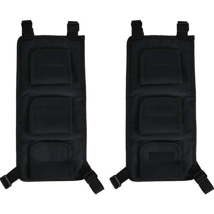 車用収納 釣り竿ラック 多機能 しっかり シートバック用 マジックテープ固定 釣り道具収納 - iCarCompanion