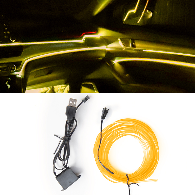 ledテープ 車雰囲気ライト led テープライト フットランプ 車内装飾 USB 3メートル