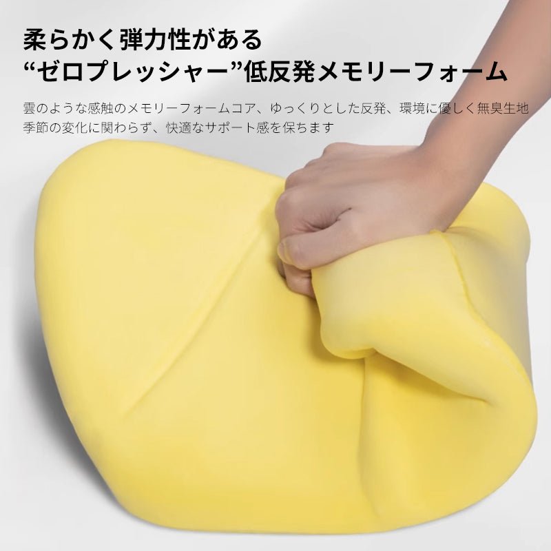 車 腰クッション 背もたれクッション 車ヘッドレスト ネックパッド 低反発 ファッション 長時間運転頚椎 腰サポート 通気性 調節可能 専用シートクッション | iCarCompanion