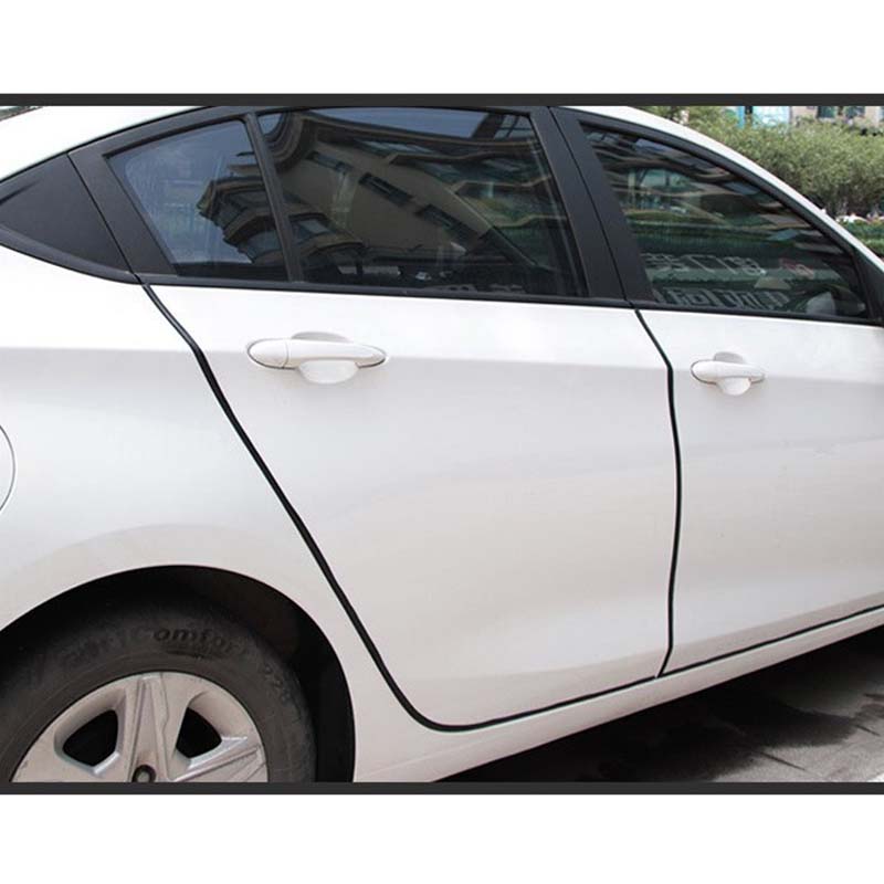 車用ドアモール U字型 愛車保護 取り付け簡単 キズ防止 騒音低減 5m バンパーストリップ - iCarCompanion