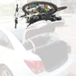 サイクルキャリア リアドア用 全車種対応 取付簡単 リアマウント式 ヒッチ付き 自転車ラック