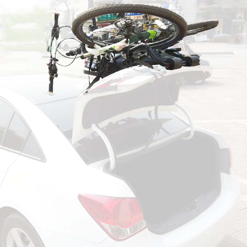 サイクルキャリア リアドア用 全車種対応 取付簡単 リアマウント式 ヒッチ付き 自転車ラックの商品画像 1