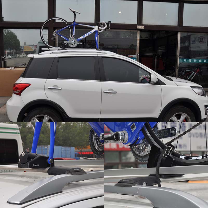 ドイツAteraGiro ルーフ自転車ラック 贅沢素材 軽量 安定 オリジナル輸入 サイクルキャリアの商品画像 5
