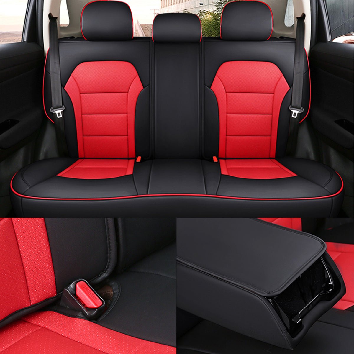 高級レザー シートカバー スポーツ感 6色 防水 オーダーメイド 耐久性 軽/普自動車 SUV - iCarCompanion