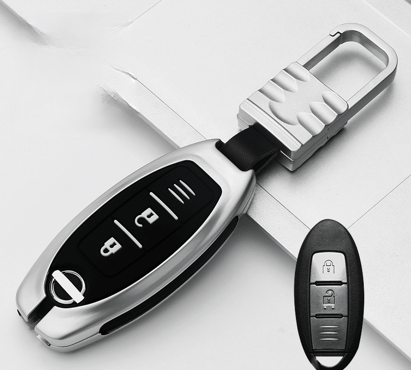 日産NISSAN インテリジェントキーケース キーカバー 高級品 軽量 3/4/5ボタン - iCarCompanion