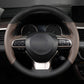 LEXUS レクサス Alcantara 本革 スエード ハンドルカバー 編み込み式 オーダーメイド 専用ハンドルカバー | iCarCompanion