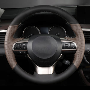 LEXUS レクサス Alcantara 本革 スエード ハンドルカバー 編み込み式 オーダーメイド 専用ハンドルカバー | iCarCompanion
