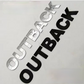 スバル ステッカー LEGACY OUTBACK エンブレム