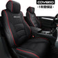 Hondaホンダ アコード専用 高級レザー シートカバー ロゴ入り 通気防水 耐久性 4色 全席セット 専用シートカバー - 防水5層構造 | iCarCompanion