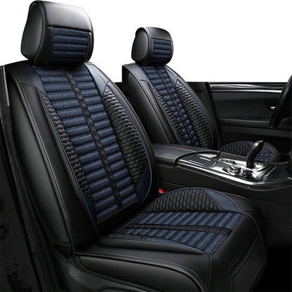 リネン製 汎用シートカバー フィット感抜群 4色 通気防水 耐摩耗性 軽/普自動車 SUV 専用シートカバー - 防水5層構造 | iCarCompanion