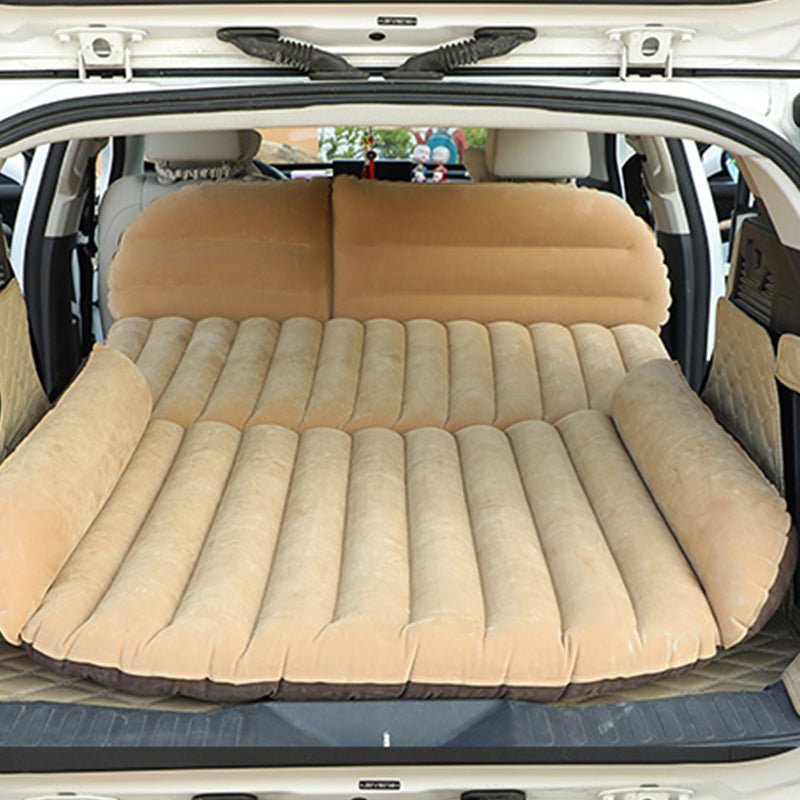 車中泊 高級品 ビッグサイズ 贅沢生地 SUV ドライブ 夏 快適 キャンプ 旅行 収納便利 エアーベッド - iCarCompanion