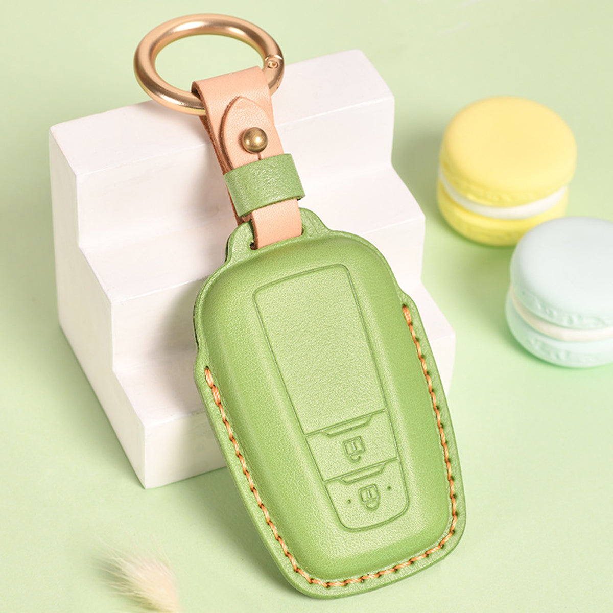 TOYOTA WILDLANDER車用 キーケース キーカバー 軽量 本革 かわいい 耐摩耗 耐久性の商品画像 3