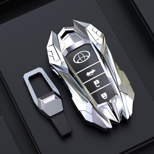 TOYOTA トヨタ車用 スマートキーケース キーカバー 高級 鍵を保護 メカ感 デザイン感 専用設計 電波遮断しない