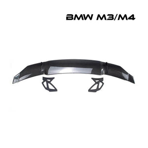 高級 リアスポイラー BMW M3/M4 14-19年式 カーボンファイバー リアウィング