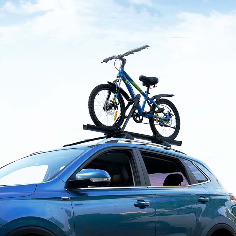 車用ルーフ 自転車ラック 高級合金 軽量 安定 全車種対応 操作簡単 サイクルキャリア - iCarCompanion