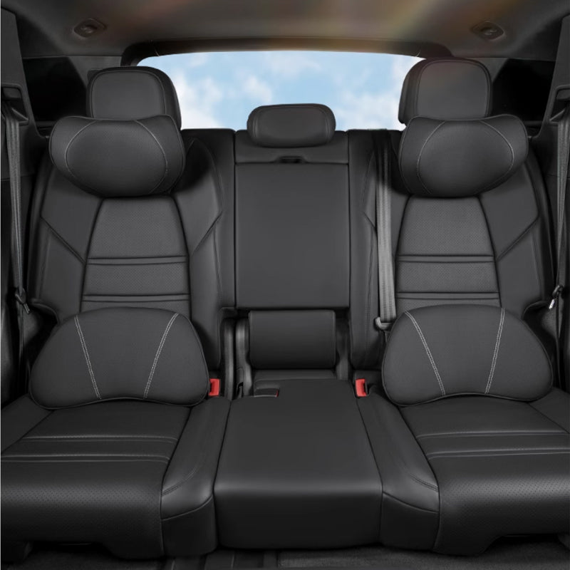 車 腰クッション 背もたれクッション 車ヘッドレスト ネックパッド 低反発 ファッション 長時間運転頚椎 腰サポート 通気性 調節可能 専用シートクッション | iCarCompanion