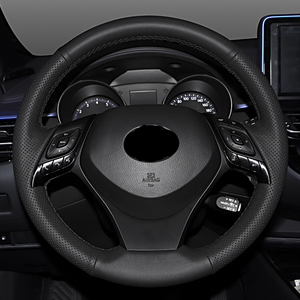 TOYOTA トヨタ 本革 ハンドルカバー  編み込み式 オーダーメイド 握り感抜群  取り付け簡単 専用ハンドルカバー | iCarCompanion