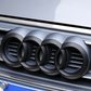 アウディA3A5Q3Q5A4A6LQ5黒の4リング車のロゴステッカー