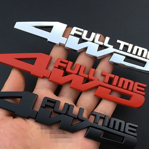 4WD FULL TIME四輪駆動 SUV ロゴ 装飾 ステッカーの商品画像 1