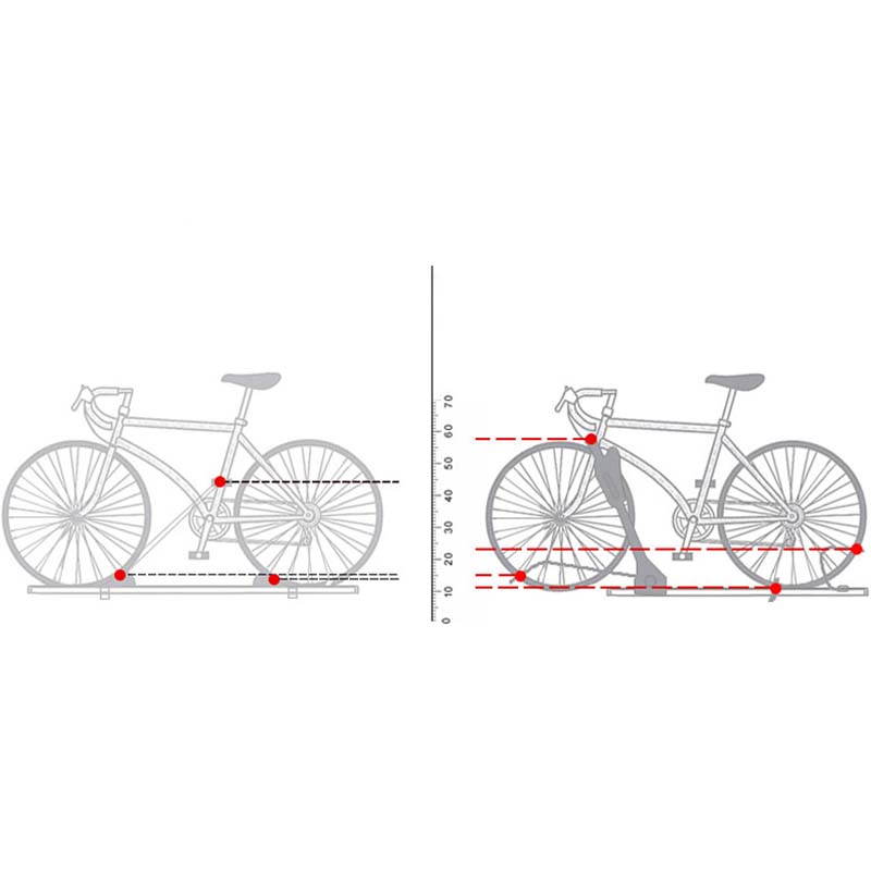 ルーフ自転車ラック 高級合金 四重固定 使いやすい ダブル盗難対策 サイクルキャリア - iCarCompanion