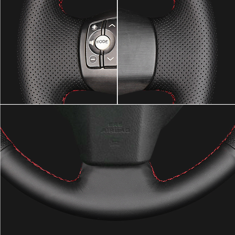 TOYOTA トヨタ RAV４ハンドルカバー  牛革 編み込み式 グリップ感抜群 柔らかい 専用ハンドルカバー | iCarCompanion
