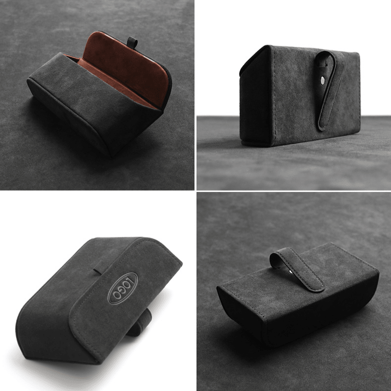 車載メガネケース　サングラスホルダー　メガネボックス　収納ポケット　オシャレ　 - iCarCompanion