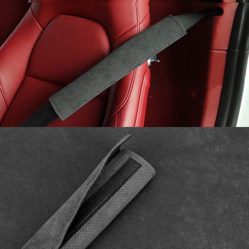 通気シートベルトカバー   シンブル 滑り止め 保護  肩当てパッド 圧迫感軽減 | iCarCompanion