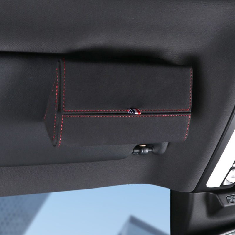 車用メガネクリップメガネボックス サンバイザー サングラスホルダー 取り付け簡単 - iCarCompanion