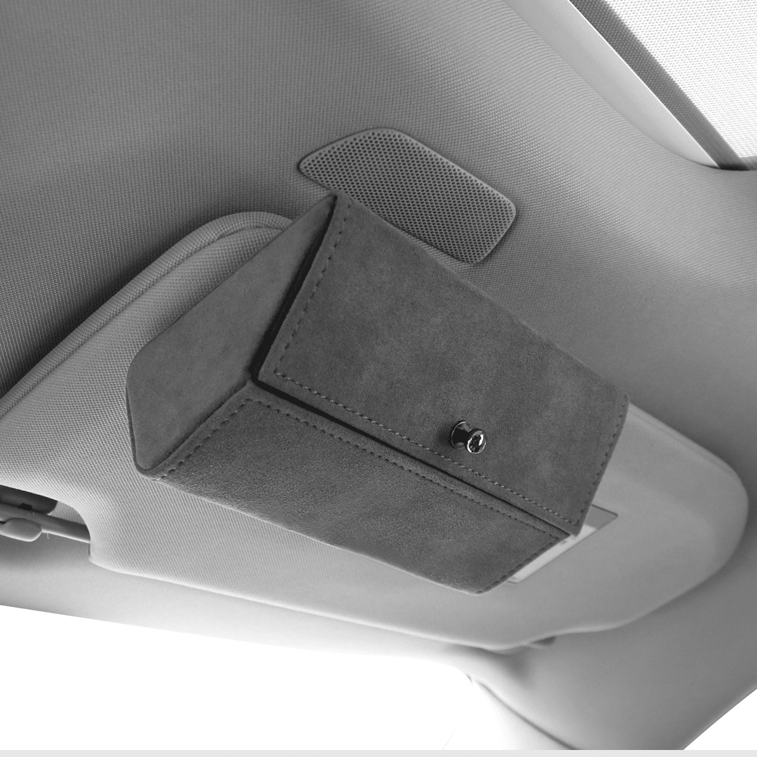 車のメガネケース　サングラスホルダー　メガネボックス　収納ポケット　オシャレ - iCarCompanion