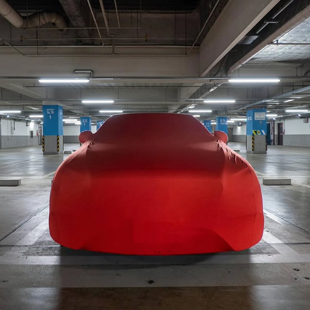オーダーメイド 最高級生地  柔かい 裏起毛車カバー 専用カーカバー - 防水5層構造 | iCarCompanion