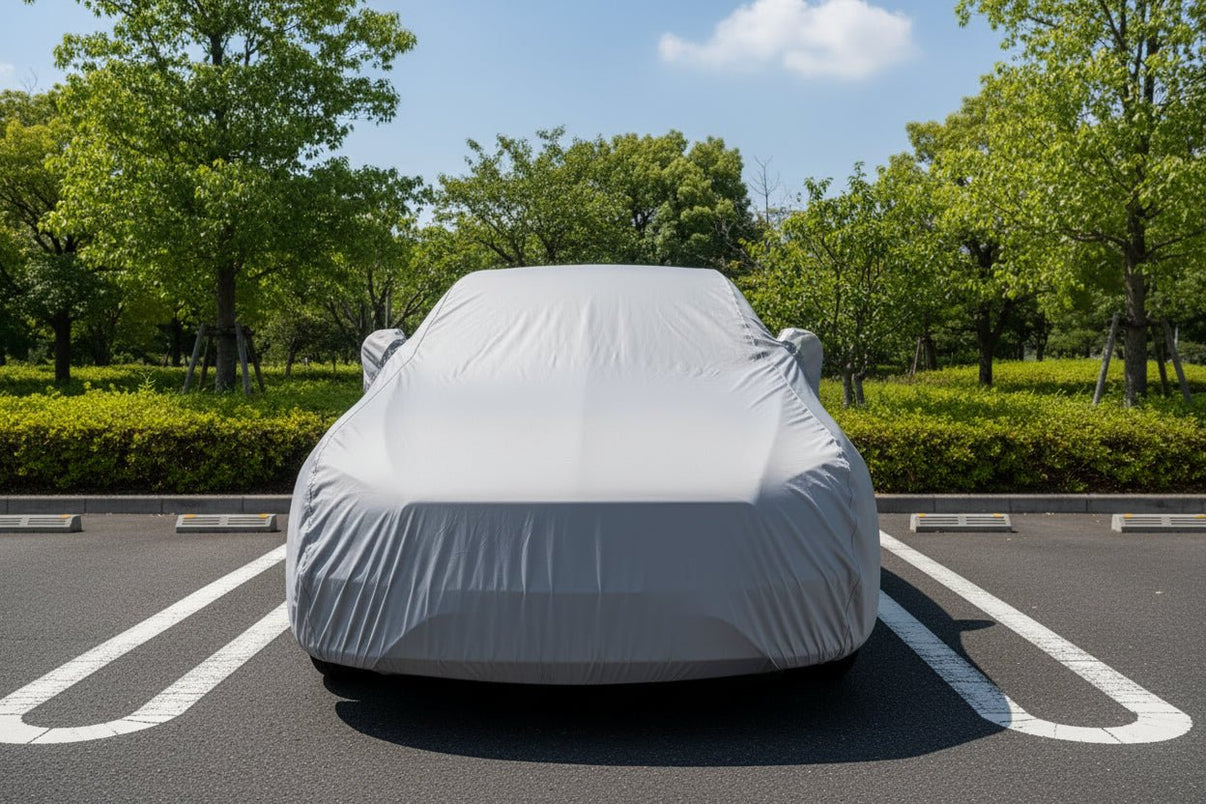 車庫内用 高級 車カバー 1年間保証 フィット感抜群 オーダーメイド 水洗いOK おしゃれ 耐久性 専用カーカバー - 防水5層構造 | iCarCompanion