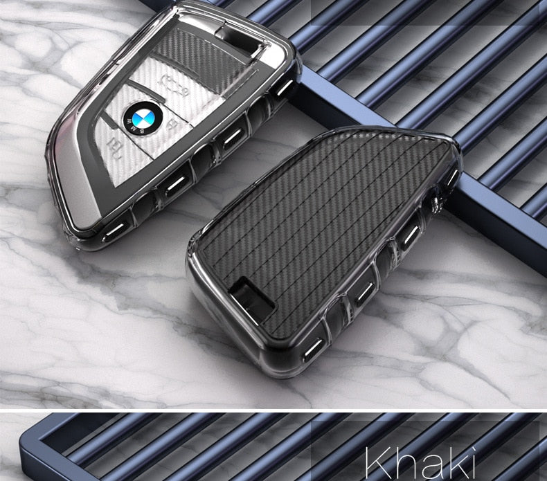 BMW車用 キーカバー キーホルダー X1 X3 X5 X6 シェル TPU素材 高級感 刀型 便利 オシャレ 全面保護