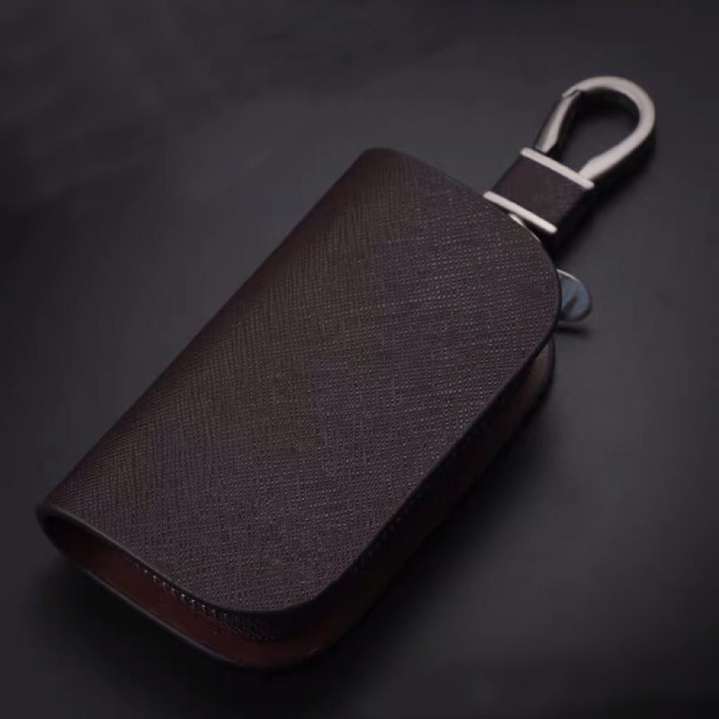 汎用キーケース 車用キーカバー レザー おしゃれ 高級感抜群 ロゴオーダーメイド - iCarCompanion