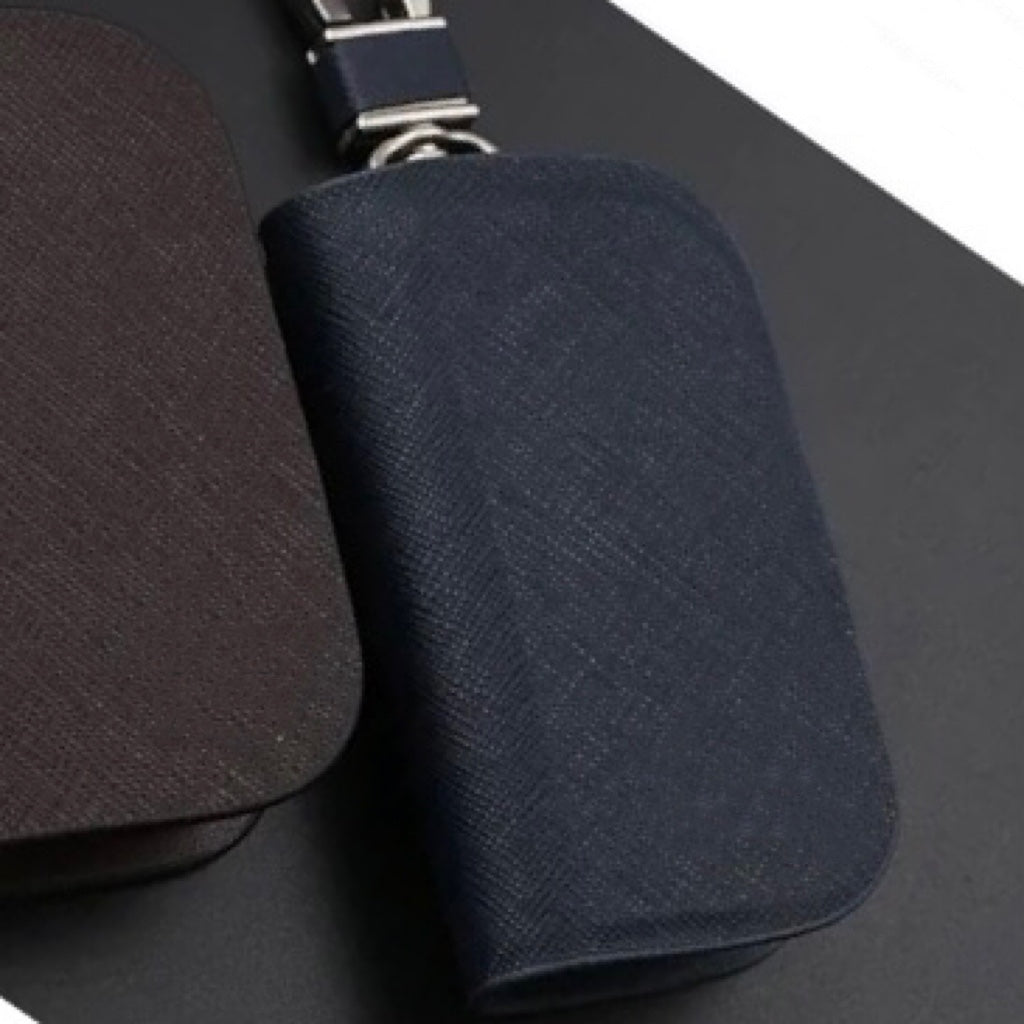 汎用キーケース 車用キーカバー レザー おしゃれ 高級感抜群 ロゴオーダーメイド - iCarCompanion