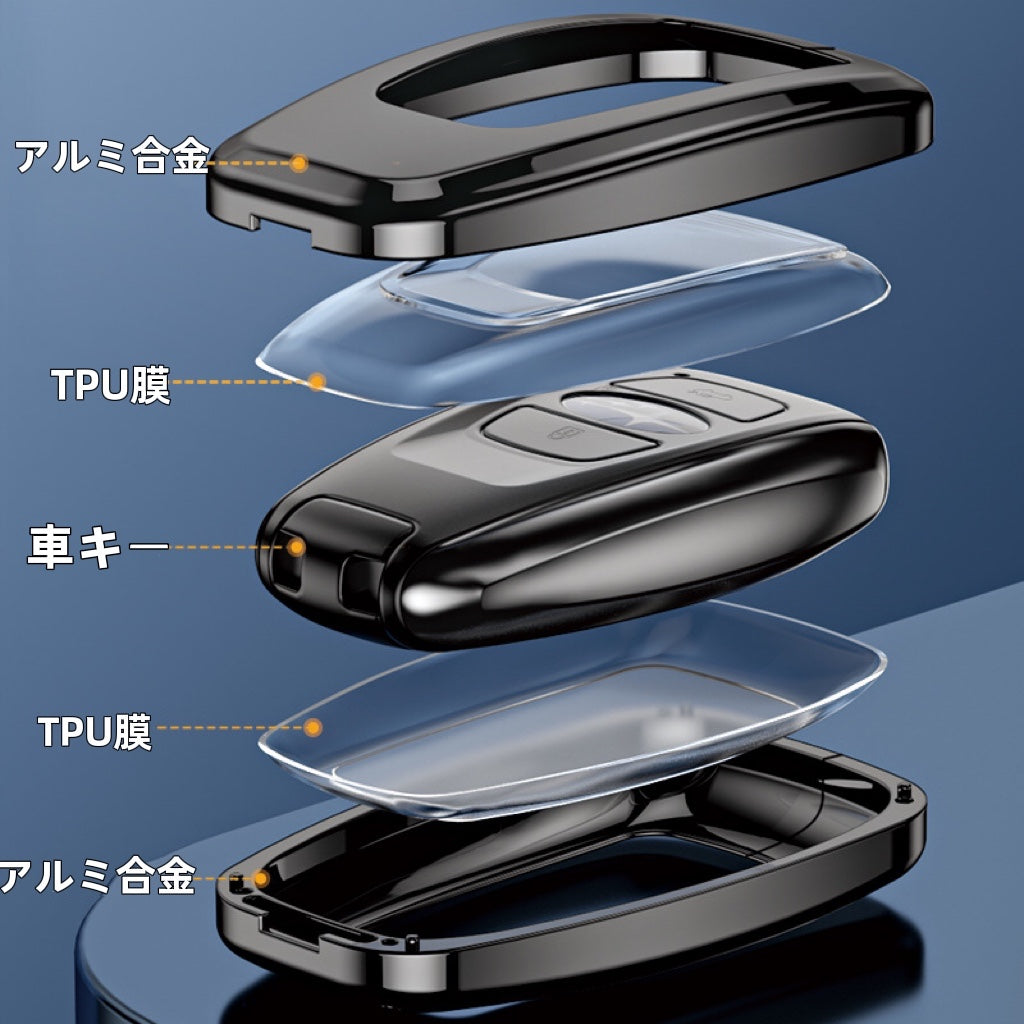 SUBARUスバル専用キーケース アルミ合金 軽量 高級触感 洗練デザイン キーカバーの商品画像 2