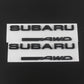 スバル SUBARU AWD (純正) ステッカー エンブレムフィルム T6 グレードエンブレム