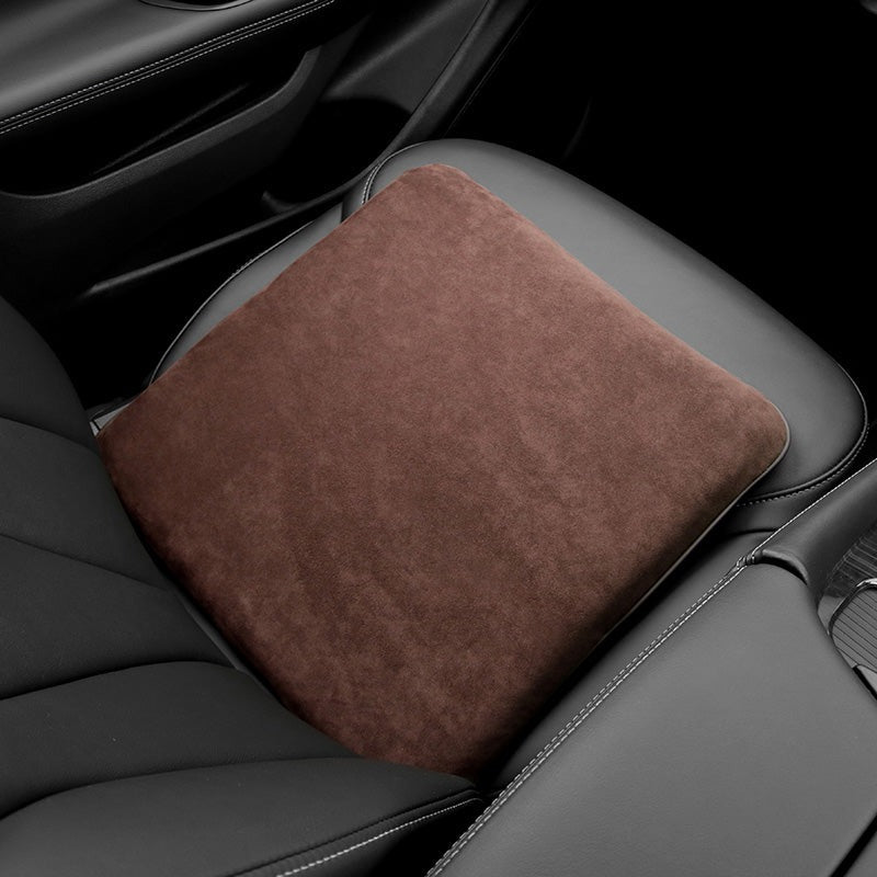 イタリア輸入 アルカンターラ シートクッション 車 座布団 記憶フォーム 通気性抜群 専用シートクッション | iCarCompanion