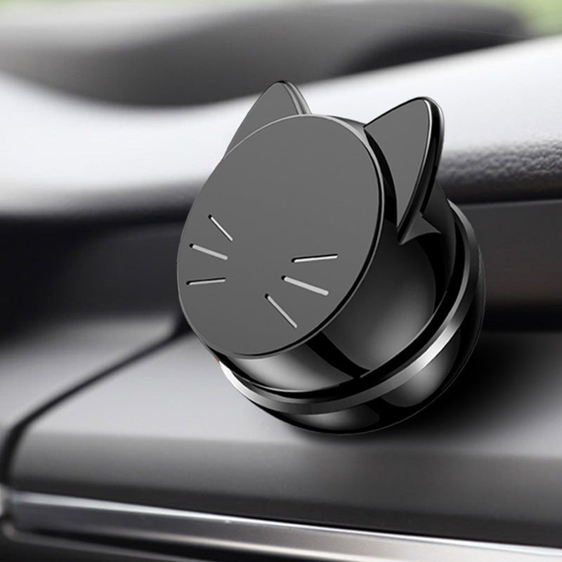 車載ホルダー スマホホルダー マグネット かわいい　猫 全機種 片手操作 - iCarCompanion