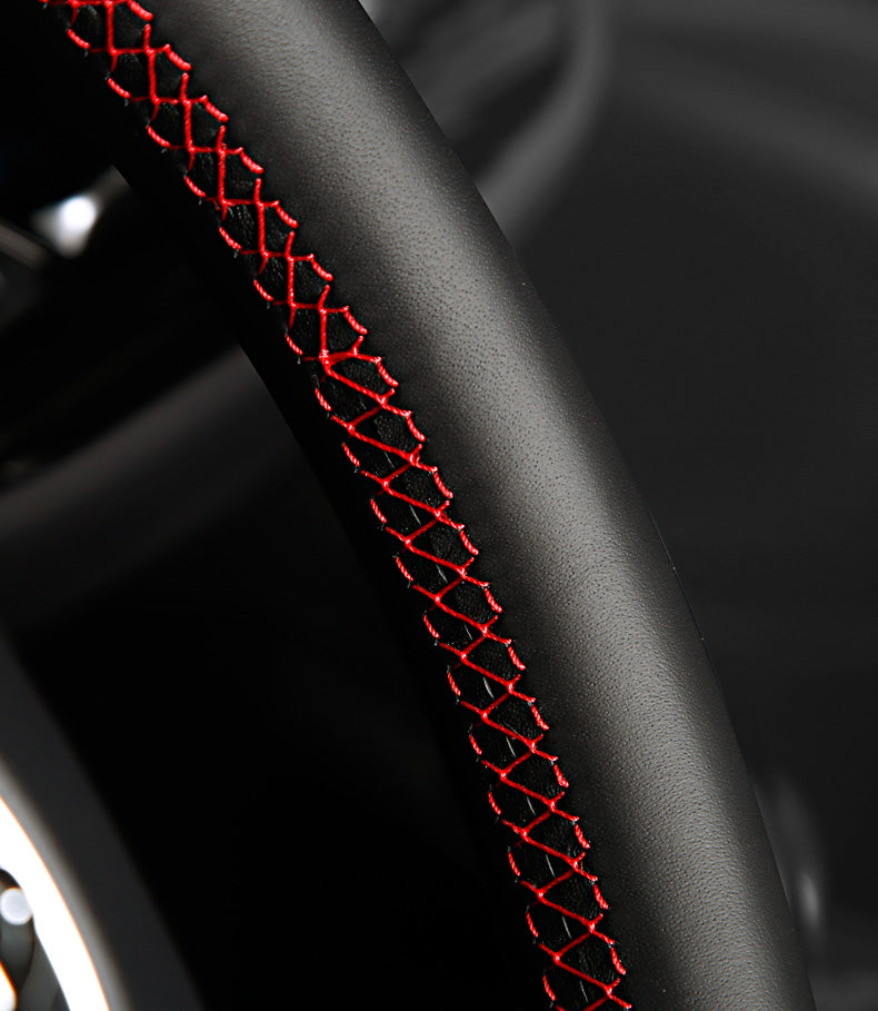 TOYOTA トヨタ 本革 ハンドルカバー  編み込み式 オーダーメイド 握り感抜群  取り付け簡単 専用ハンドルカバー | iCarCompanion