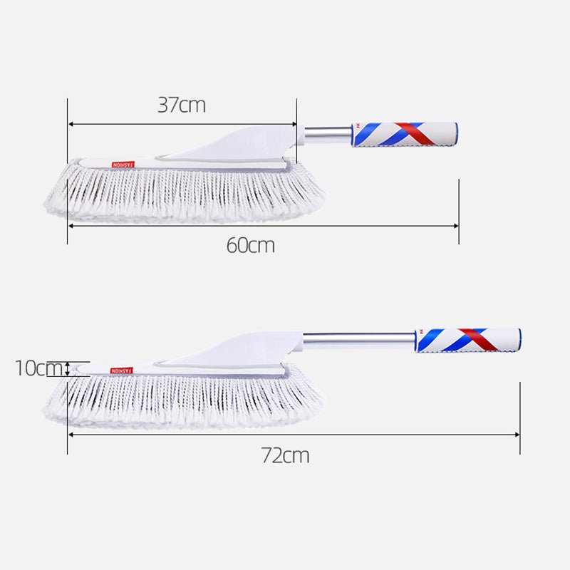 車用 ホコリ取り カーモップ 伸縮可能 72cm 収納ボックス付き 軽量・コンパクト - iCarCompanion