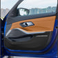 BMW New3シリーズドアキックパッドX4X3チェンジデコレーションアクセサリー325liカーインテリアレザー保護ステッカー