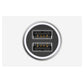 XIAOMI 36W 12V・24V カーチャージャー 急速充電 QC3.0 LEDライト コンパクト 車載充電器