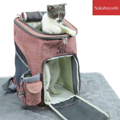猫ペット用品肩折り畳み式ペットバッグペット外出ポータブル猫バッグオックスフォード布車ペットバッグ - iCarCompanion