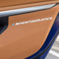 BMW New3シリーズドアキックパッドX4X3チェンジデコレーションアクセサリー325liカーインテリアレザー保護ステッカー