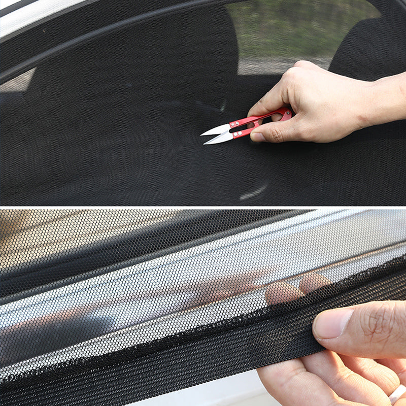 ウインドーネット 通気 カーテン 防虫 車中泊 カー用品 網戸 取付簡単 専用サンシェード | iCarCompanion