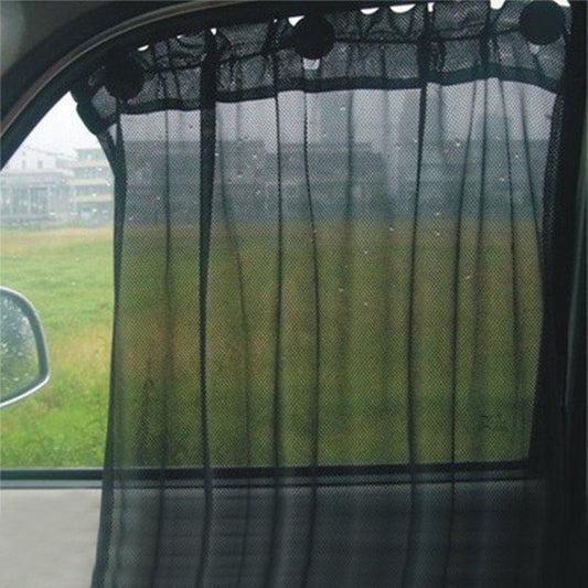 収納着脱簡単 吸盤で装着 快適カーライフ 車用 日よけ 遮光 UVカット 通気 専用サンシェード | iCarCompanion