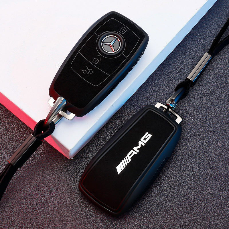 ベンツBenz専用キーケース 贅沢スエード 高級感 おしゃれ 全面保護 キーカバー