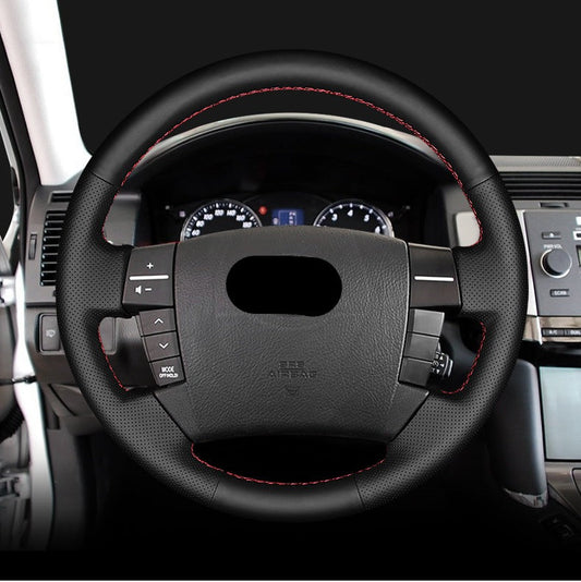 TOYOTA トヨタ 本革  編み込み式 ハンドルカバー 四季汎用 汚れ 滑り止め ステアリング 専用ハンドルカバー | iCarCompanion