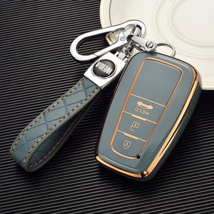 TOYOTA トヨタ専用 キーケース キーカバー キーホルダー スタイリッシュ オシャレ 汚れ防止 滑り止め 傷防止 TPUの商品画像 1